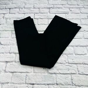 Under Armour Black Fitted Leggings Small Flare Wide Leg Yoga Casual Athletic